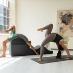 Avana Kami Chaise convertible / Yoga & Massage - Pouf 2 en 1 avec chaise longue de yoga pliable dissimulée, microvelours - N/A