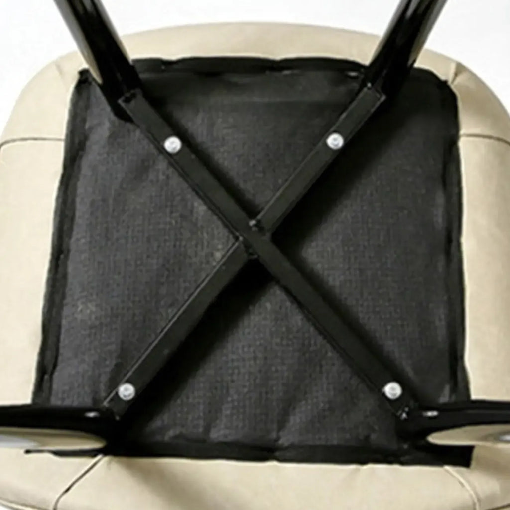 Chaise de salle à manger simple en cuir rembourré, dossier plein, pieds en métal