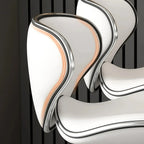 Tabouret de bar pivotant réglable en cuir rembourré