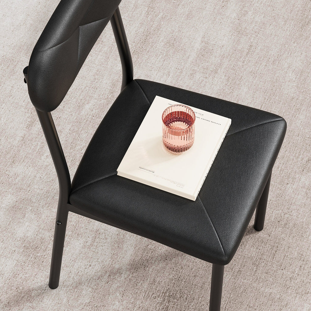 Ensemble Table et Chaises de Salle à Manger Moderne - 3 Pièces
