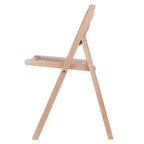 Lot de 4 chaises pliantes - Winsome : Cadre en bois massif, aucun assemblage requis, nettoyage ciblé, poids maximal 79 kg