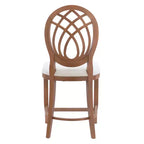 Linon Ensemble de 2 tabourets de bar Oriana de 61 cm, hauteur comptoir, marron