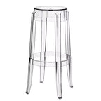 Lot de 2 tabourets de bar Casper transparents - Modway
