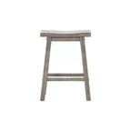 Lot de 2 tabourets de bar à hauteur de comptoir sans dossier Sonoma Saddle de 24 po, en bois d'acacia - Boraam