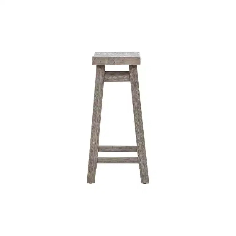 Lot de 2 tabourets de bar à hauteur de comptoir sans dossier Sonoma Saddle de 24 po, en bois d'acacia - Boraam