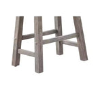 Lot de 2 tabourets de bar à hauteur de comptoir sans dossier Sonoma Saddle de 24 po, en bois d'acacia - Boraam