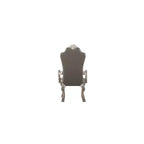 Lot de 2 Chaises Dresden 66 cm Blanc Os Vintage - Acme Furniture : Pieds griffes, Clous décoratifs, Cadre en bois