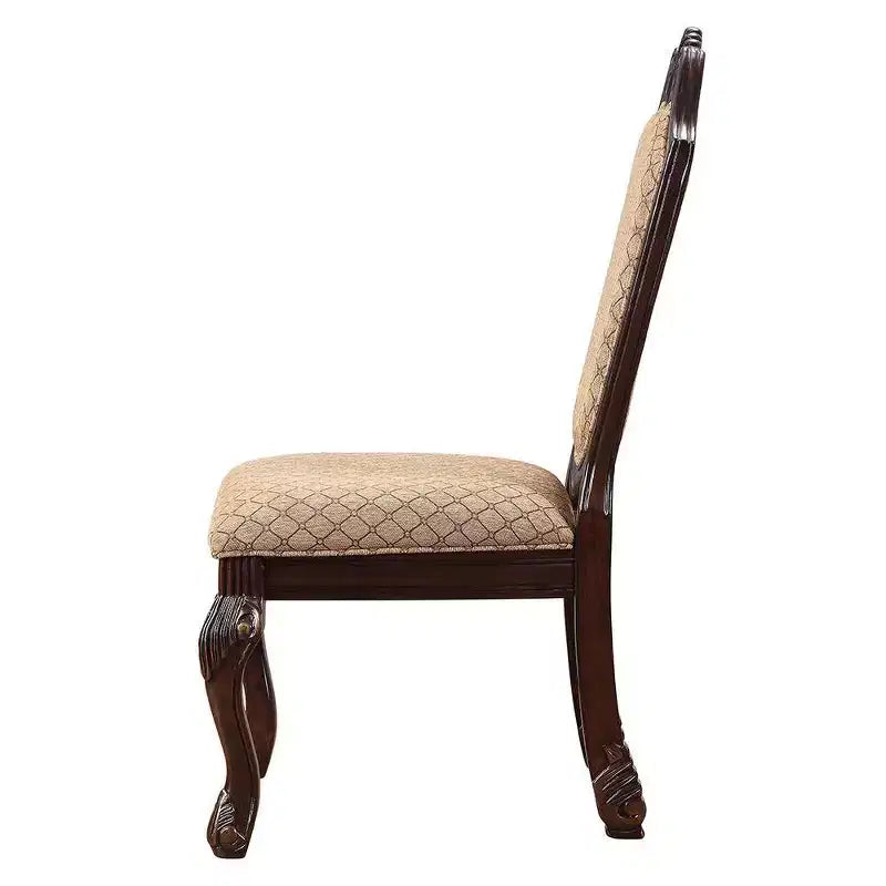 Chaises de salle à manger Chateau De Ville Acme Furniture Tissu/Fini espresso