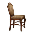 Acme Furniture Chateau De Ville Dining Chairs Fabric/Cherry Finish