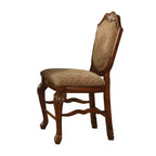 Acme Furniture Chaises de salle à manger Chateau De Ville Tissu/Finition merisier
