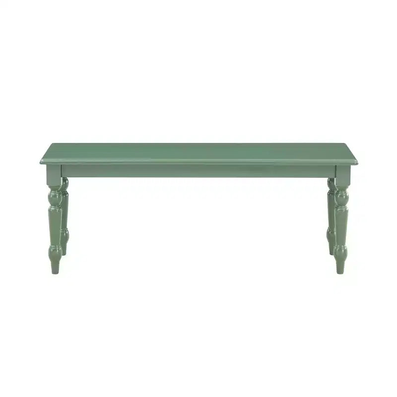 Banc de salle à manger en bois Carolina vert équestre - Boraam