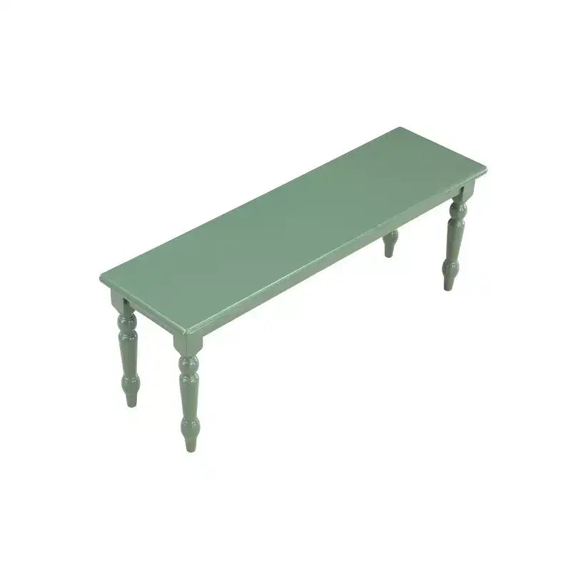 Banc de salle à manger en bois Carolina vert équestre - Boraam