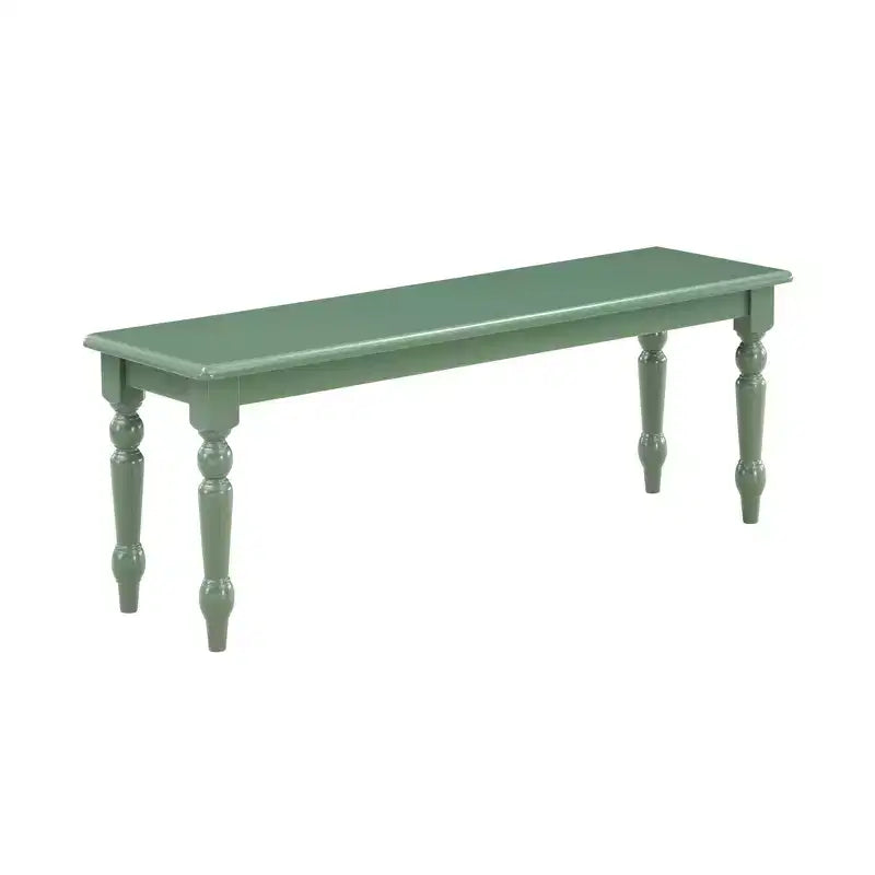 Banc de salle à manger en bois Carolina vert équestre - Boraam