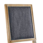 Christopher Knight Home Ensemble de 2 chaises de salle à manger Bennett en bois d'hévéa et tissu, style campagne française, gris-bleu