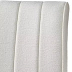 Lot de 2 chaises de salle à manger modernes Augusta Lifestorey Chêne clair/Crème