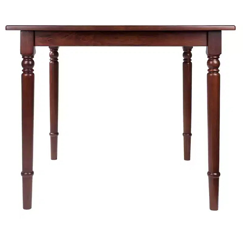Ensemble de salle à manger 3 pièces Mornay Noyer - Winsome : Bois massif, style rustique, 2 chaises Windsor