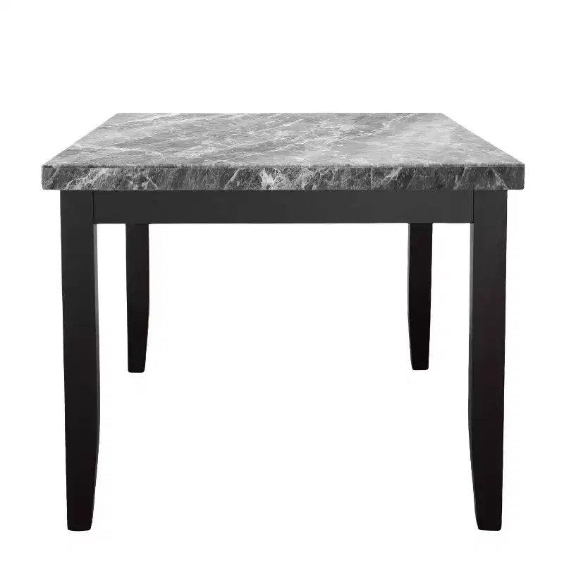 Table de salle à manger Napoli avec plateau en marbre gris - Steve Silver Co.