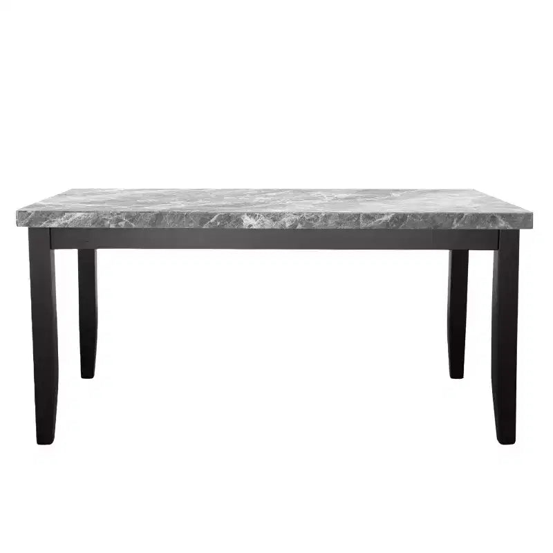 Table de salle à manger Napoli avec plateau en marbre gris - Steve Silver Co.