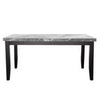 Table de salle à manger Napoli avec plateau en marbre gris - Steve Silver Co.