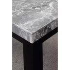 Table de salle à manger Napoli avec plateau en marbre gris - Steve Silver Co.