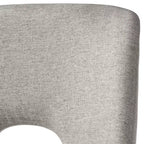 Ensemble de salle à manger rectangulaire Lifestorey 5 pièces Clover Mid-Century Modern Noyer/Gris