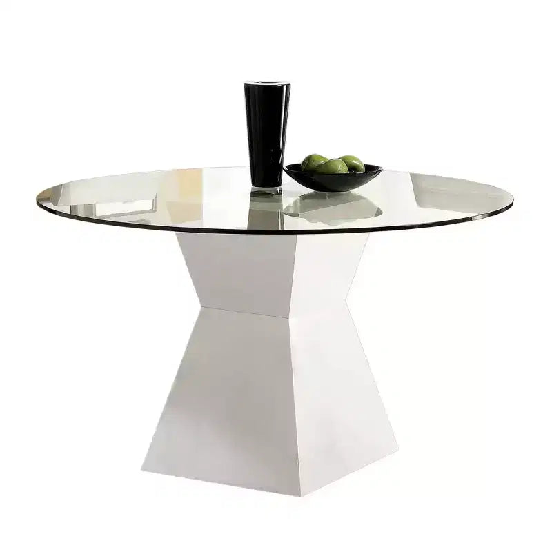 HOMES: Inside + Out Table de salle à manger ronde Grimsby 45" Blanche