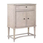 Meuble bar Wynsor d'Acme Furniture, finition blanc cassé vieilli
