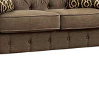 Canapé Aurelia en lin marron Acme Furniture