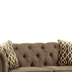 Canapé Aurelia en lin marron Acme Furniture