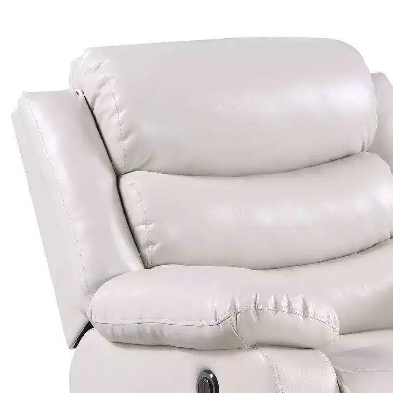 Fauteuil d'appoint en PU Eilbra de 99 cm, beige - Acme Furniture