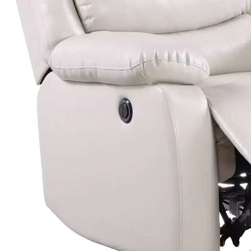 Fauteuil d'appoint en PU Eilbra de 99 cm, beige - Acme Furniture