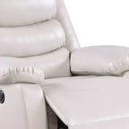 Fauteuil d'appoint en PU Eilbra de 99 cm, beige - Acme Furniture