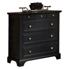 Ensemble de chambre à coucher Queen 3 pièces Bedford Noir - Home Styles