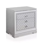 Ensemble de chambre Tenaya de 5 pièces pour grand lit double (Eastern King) argenté/gris - HOMES: Inside + Out