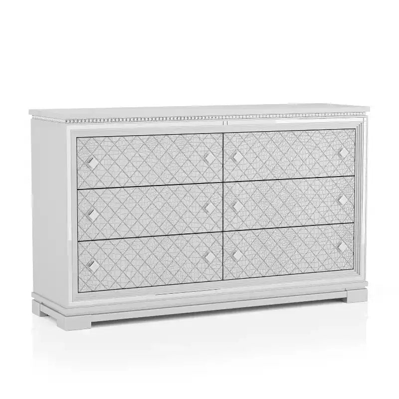Ensemble de chambre Tenaya de 5 pièces pour grand lit double (Eastern King) argenté/gris - HOMES: Inside + Out