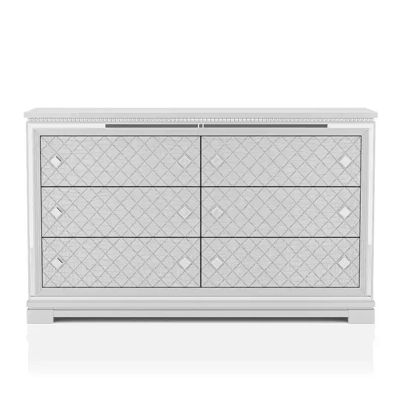 Ensemble de chambre Tenaya de 5 pièces pour grand lit double (Eastern King) argenté/gris - HOMES: Inside + Out