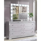 Ensemble de chambre Tenaya de 5 pièces pour grand lit double (Eastern King) argenté/gris - HOMES: Inside + Out