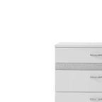 Commode Naima Ii Acme Furniture Blanc Finition Haute Brillance