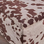 Pouf de rangement Breanna : Imprimé Vache, Banc Rectangulaire - Christopher Knight Home
