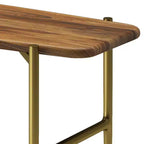 Banc WyndenHall Fleetwood Mid-Century 46 po en bois d'acacia massif naturel