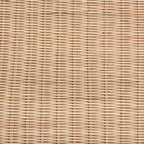 Banc d'appoint Farica en rotin naturel et acajou brun - bali & pari : Tressé à la main, aucun assemblage requis