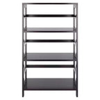 Étagère à livres 42 po de large et 3 sections espresso - Winsome