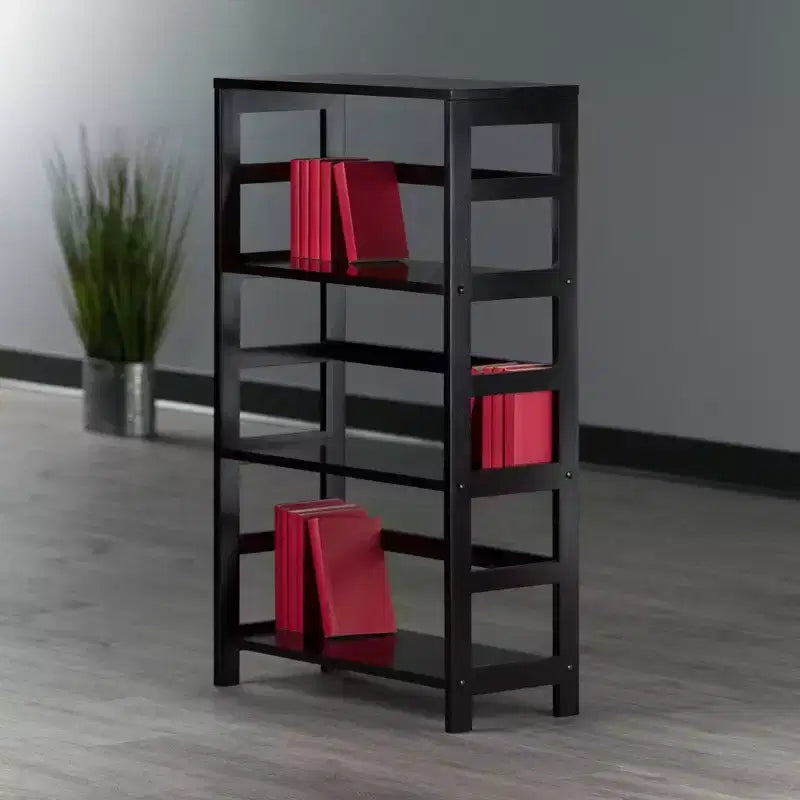 Étagère à livres 42 po de large et 3 sections espresso - Winsome