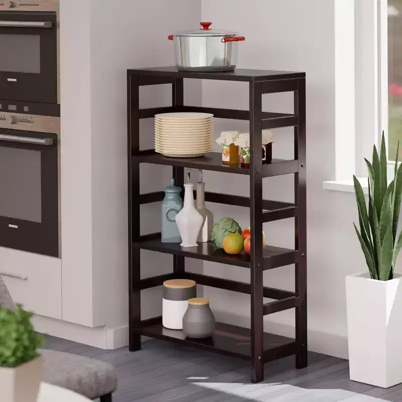 Étagère à livres 42 po de large et 3 sections espresso - Winsome