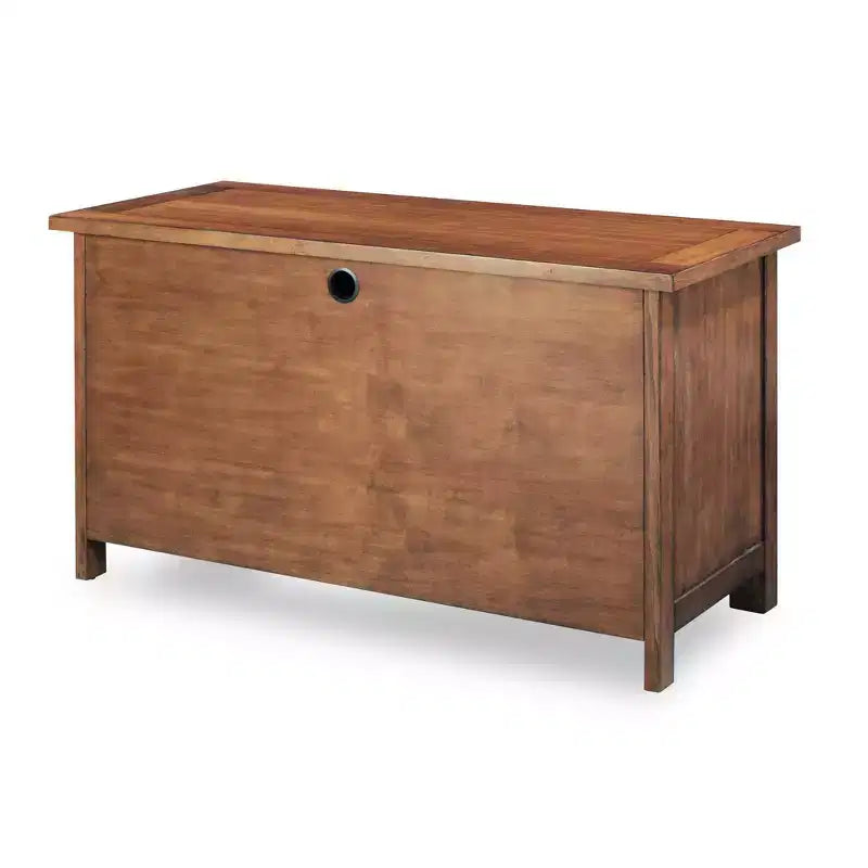 Bureau piédestal Tahoe Executive – Érable vieilli – Home Styles : Bois dur, mobilier de bureau moderne Mid-Century