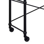 Bureau d'écriture Oklarth 47" Finition chêne rustique/noir - Acme Furniture : poste de travail pour bureau à domicile, sans rangement