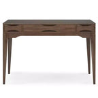 Petit bureau Pearson brun noyer - WyndenHall : style exécutif 48", tiroir pour clavier, classeur