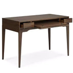 Petit bureau Pearson brun noyer - WyndenHall : style exécutif 48", tiroir pour clavier, classeur