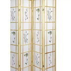 Paravent Shoji 4 Panneaux Naturel - Ore International