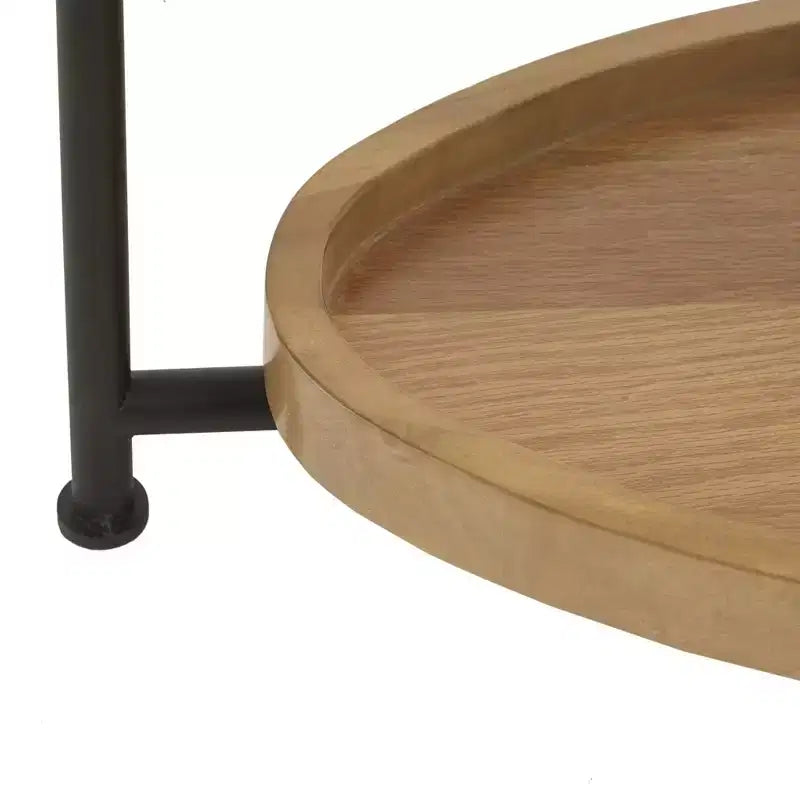 Table basse Blandford blanc/naturel - Madison Park